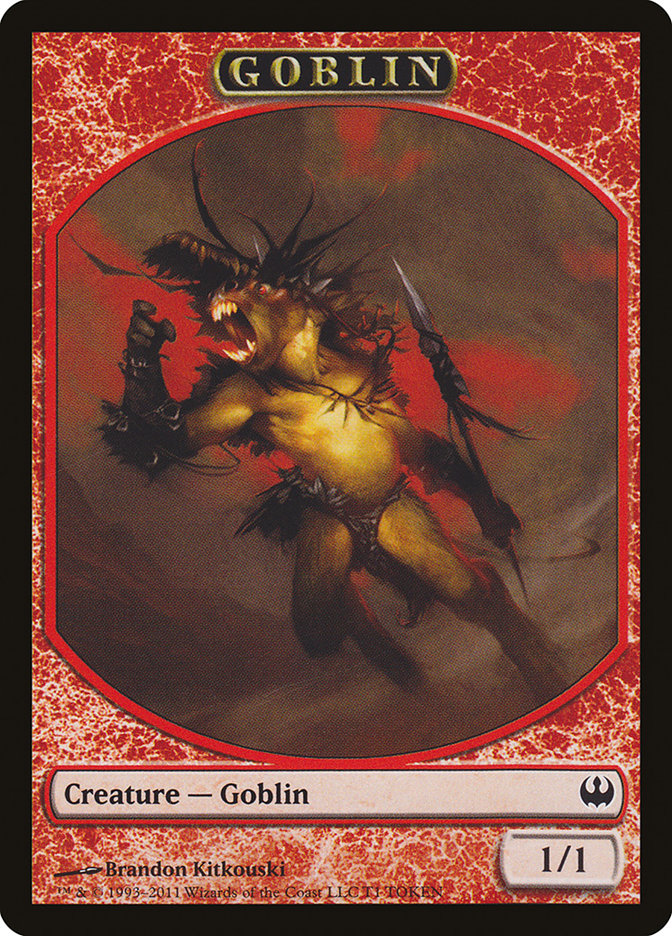 Goblin Token [Duel Decks: Knights vs. Dragons Tokens] | Kessel Run Games Inc. 