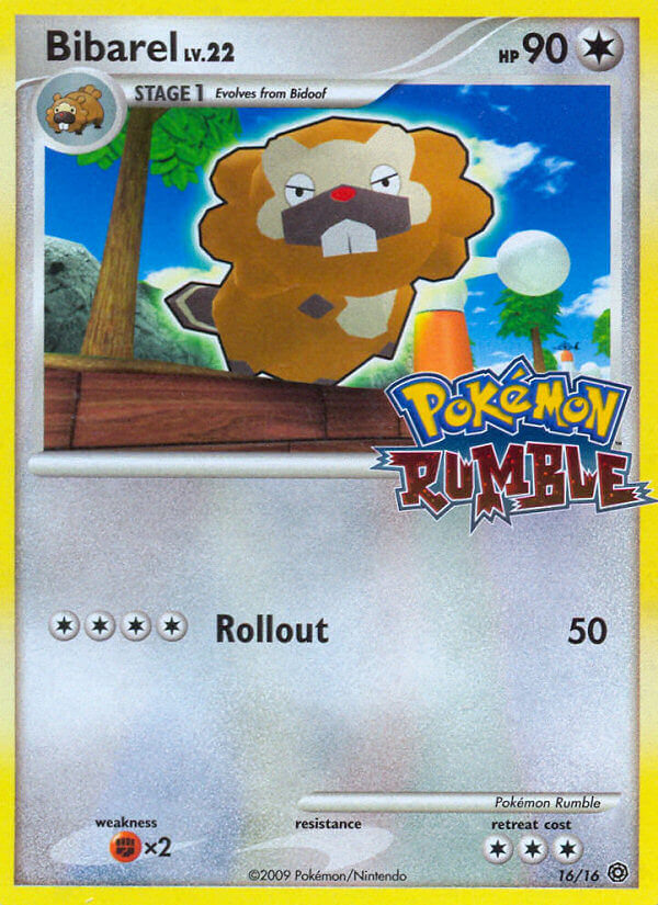Bibarel (16/16) [Pokémon Rumble] | Kessel Run Games Inc. 