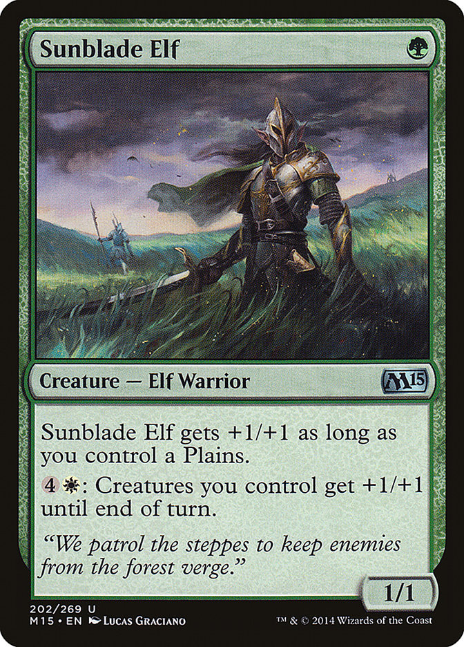 Sunblade Elf [Magic 2015] | Kessel Run Games Inc. 