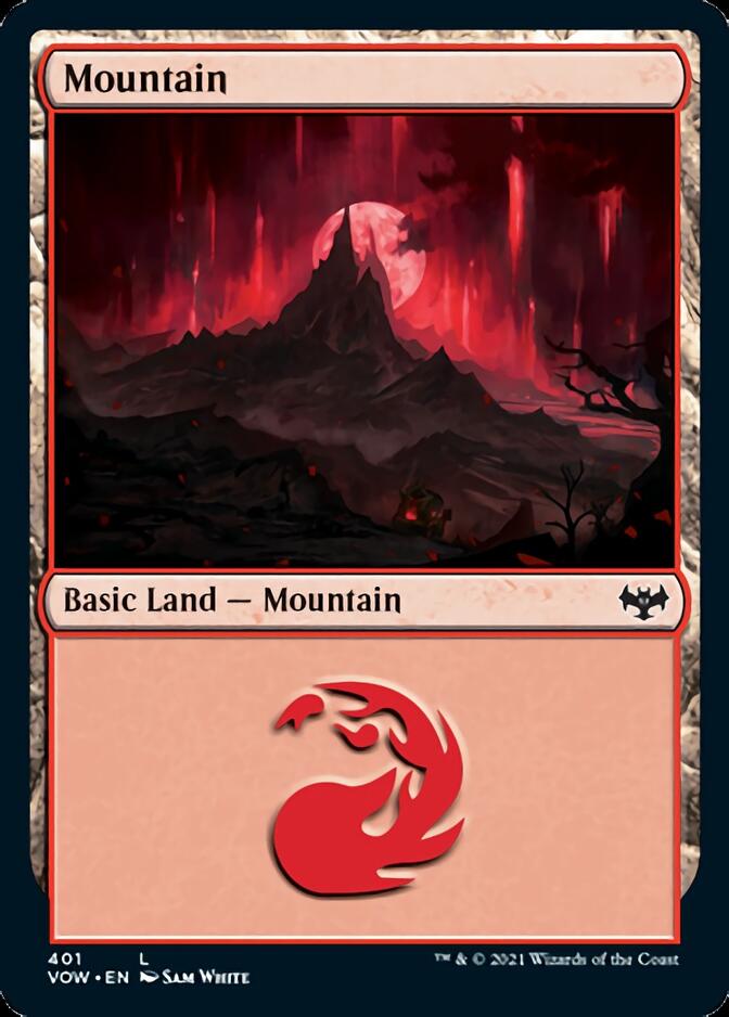 Mountain (401) [Innistrad: Crimson Vow] | Kessel Run Games Inc. 