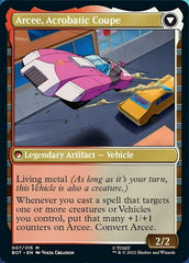 Arcee, Sharpshooter // Arcee, Acrobatic Coupe [Transformers] | Kessel Run Games Inc. 