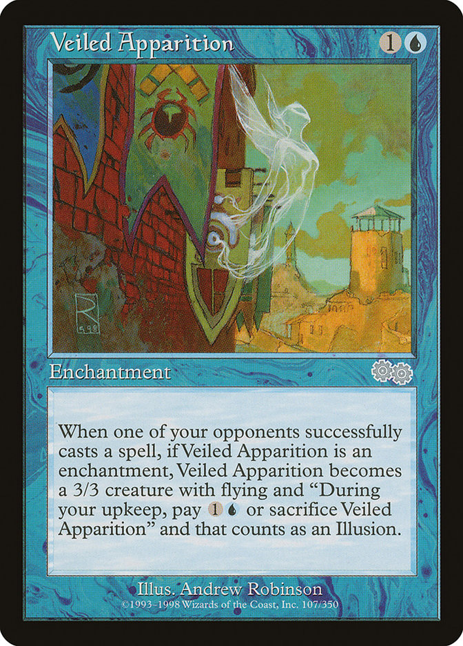 Veiled Apparition [Urza's Saga] | Kessel Run Games Inc. 