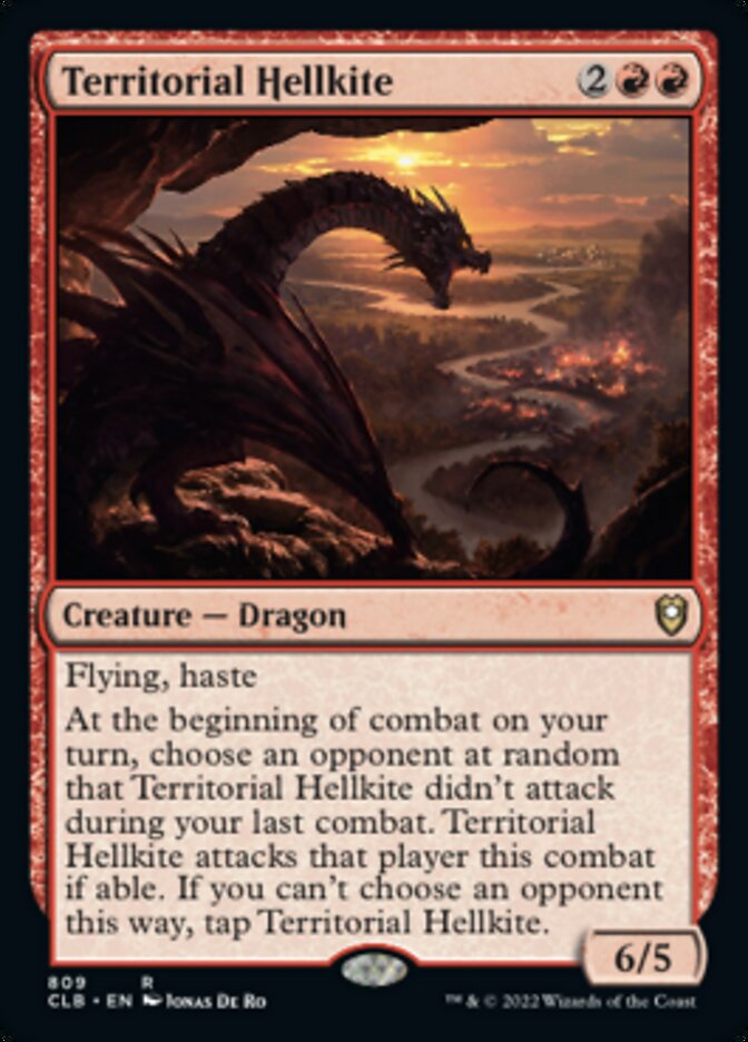 Territorial Hellkite [Commander Legends: Battle for Baldur's Gate] | Kessel Run Games Inc. 