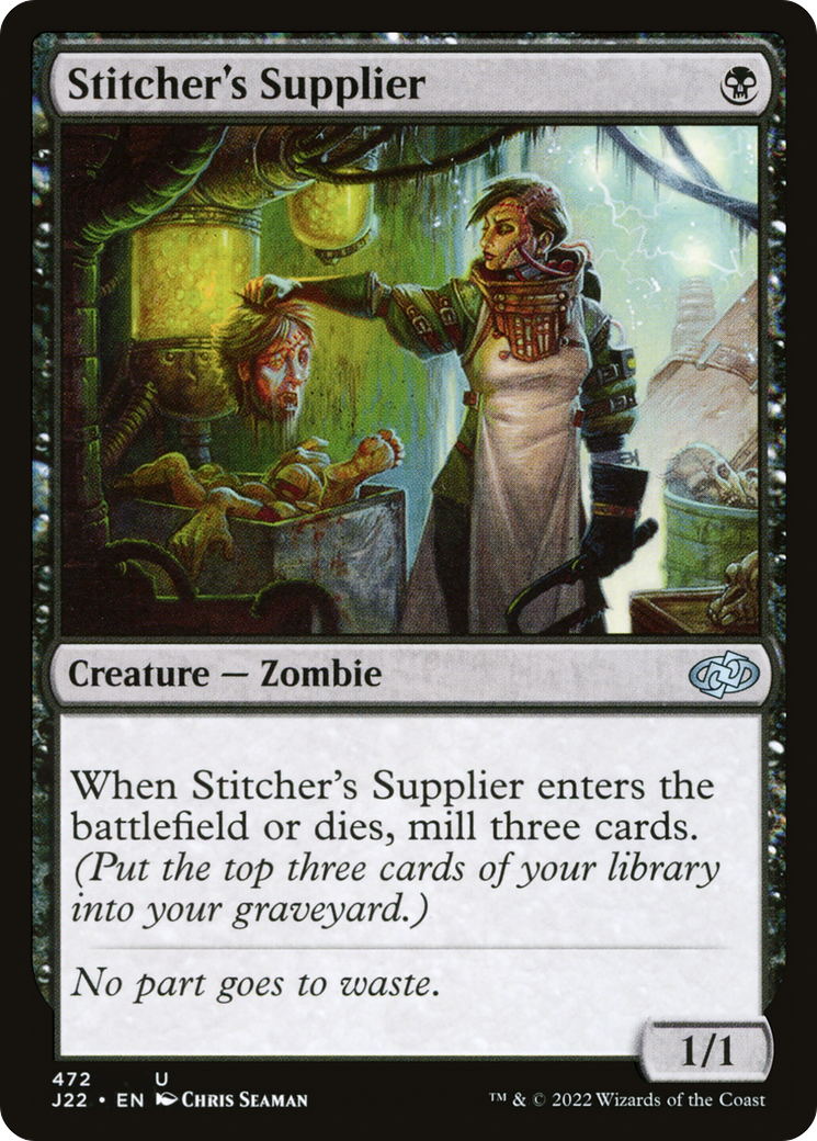 Stitcher's Supplier (472) [Jumpstart 2022] | Kessel Run Games Inc. 