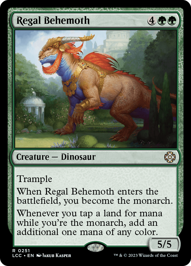 Regal Behemoth [The Lost Caverns of Ixalan Commander] | Kessel Run Games Inc. 