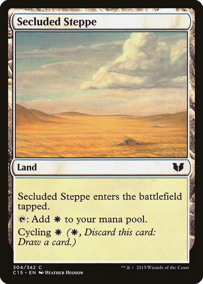 Secluded Steppe [Commander 2015] | Kessel Run Games Inc. 