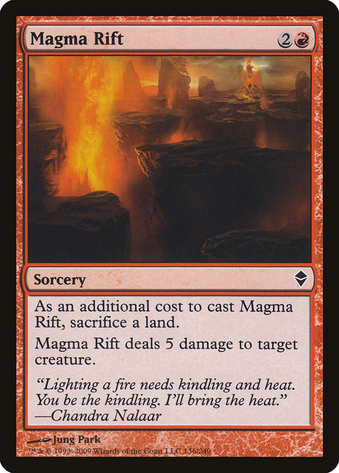 Magma Rift [Zendikar] | Kessel Run Games Inc. 