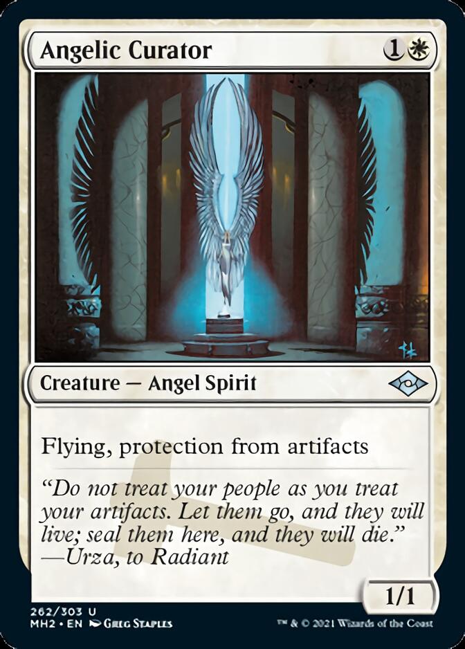 Angelic Curator (Foil Etched) [Modern Horizons 2] | Kessel Run Games Inc. 