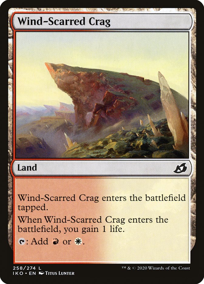 Wind-Scarred Crag [Ikoria: Lair of Behemoths] | Kessel Run Games Inc. 