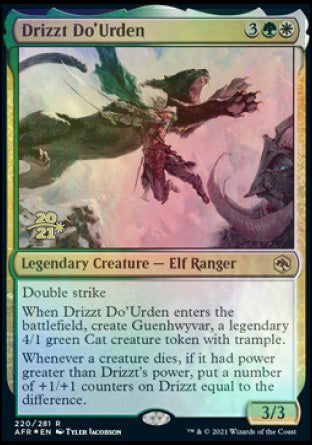 Drizzt Do'Urden [Dungeons & Dragons: Adventures in the Forgotten Realms Prerelease Promos] | Kessel Run Games Inc. 