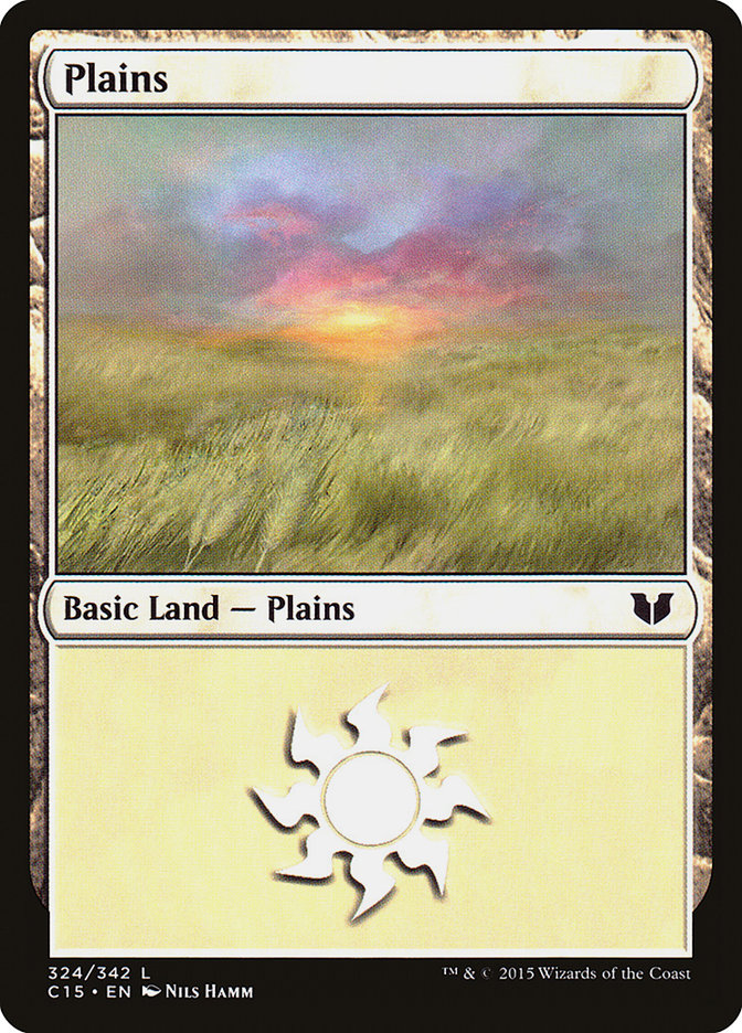 Plains (324) [Commander 2015] | Kessel Run Games Inc. 