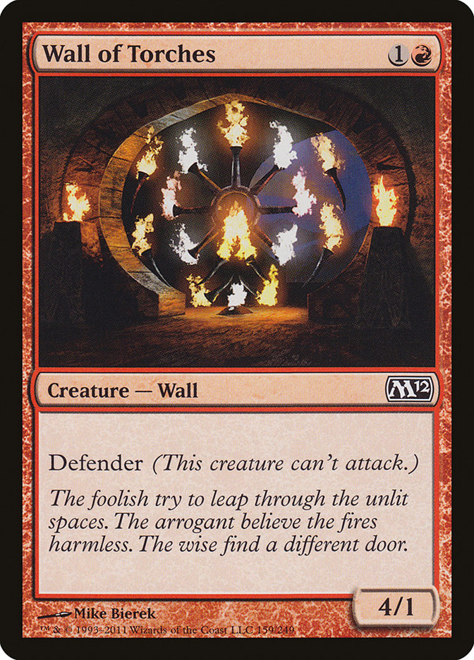 Wall of Torches [Magic 2012] | Kessel Run Games Inc. 