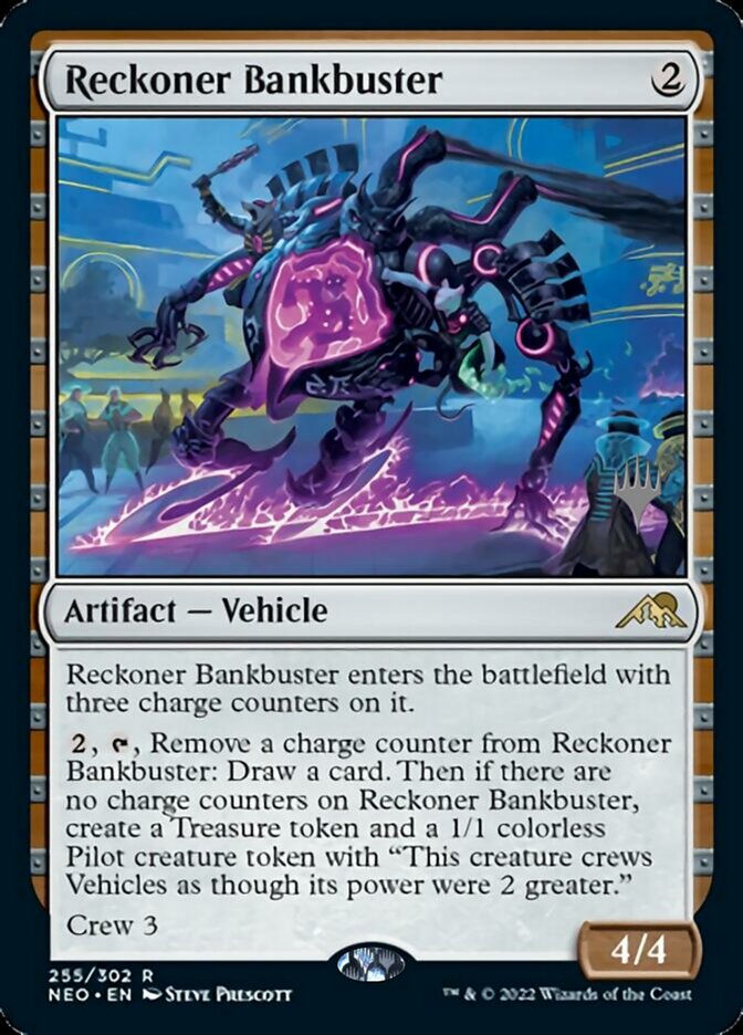 Reckoner Bankbuster (Promo Pack) [Kamigawa: Neon Dynasty Promos] | Kessel Run Games Inc. 