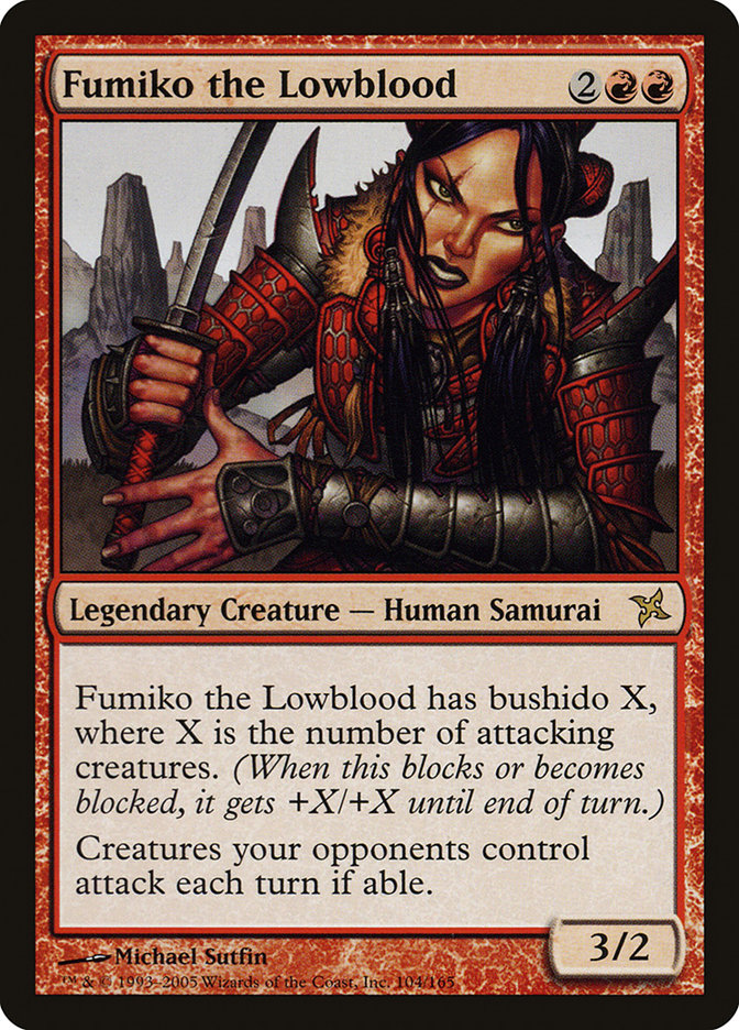 Fumiko the Lowblood [Betrayers of Kamigawa] | Kessel Run Games Inc. 