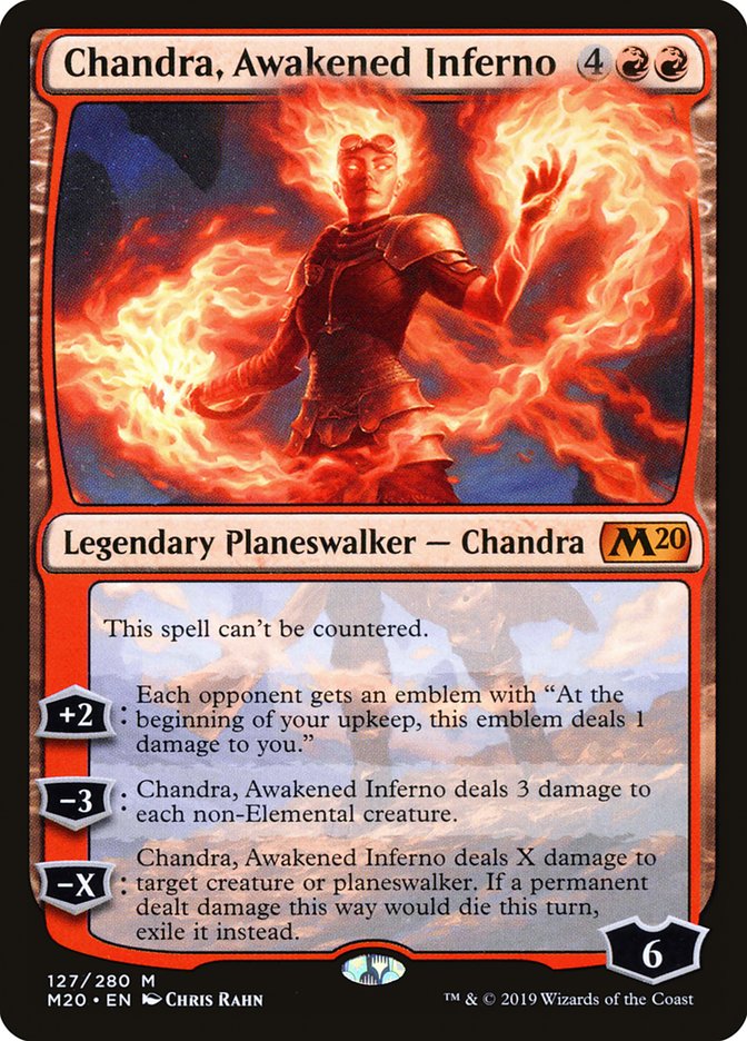 Chandra, Awakened Inferno [Core Set 2020] | Kessel Run Games Inc. 