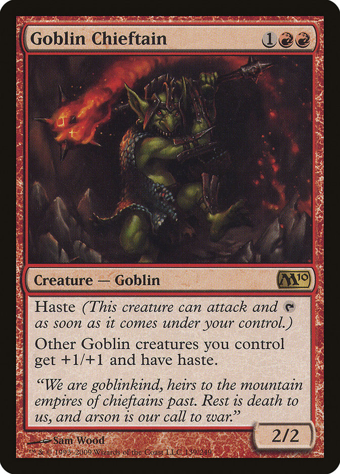 Goblin Chieftain [Magic 2010] | Kessel Run Games Inc. 