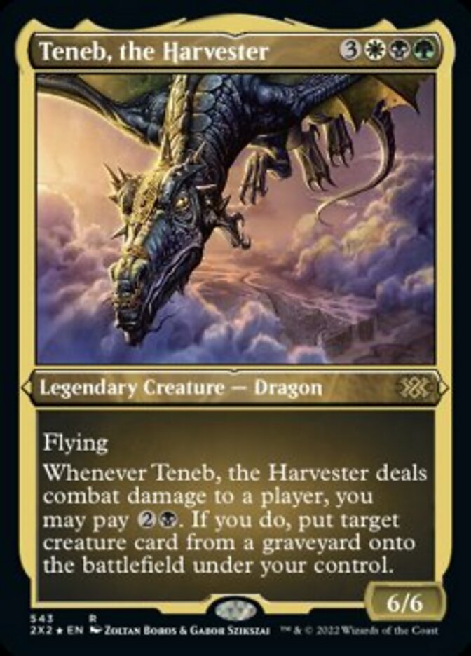Teneb, the Harvester (Foil Etched) [Double Masters 2022] | Kessel Run Games Inc. 