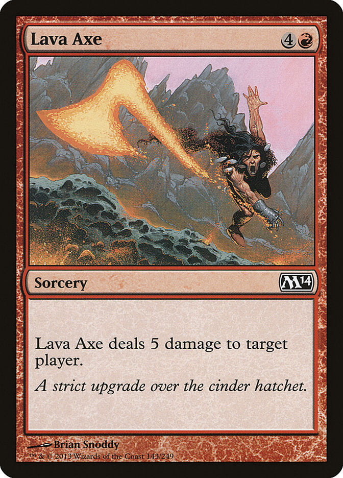 Lava Axe [Magic 2014] | Kessel Run Games Inc. 