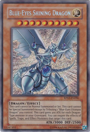 Blue-Eyes Shining Dragon [RP02-EN096] Secret Rare | Kessel Run Games Inc. 