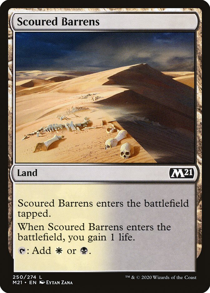 Scoured Barrens [Core Set 2021] | Kessel Run Games Inc. 