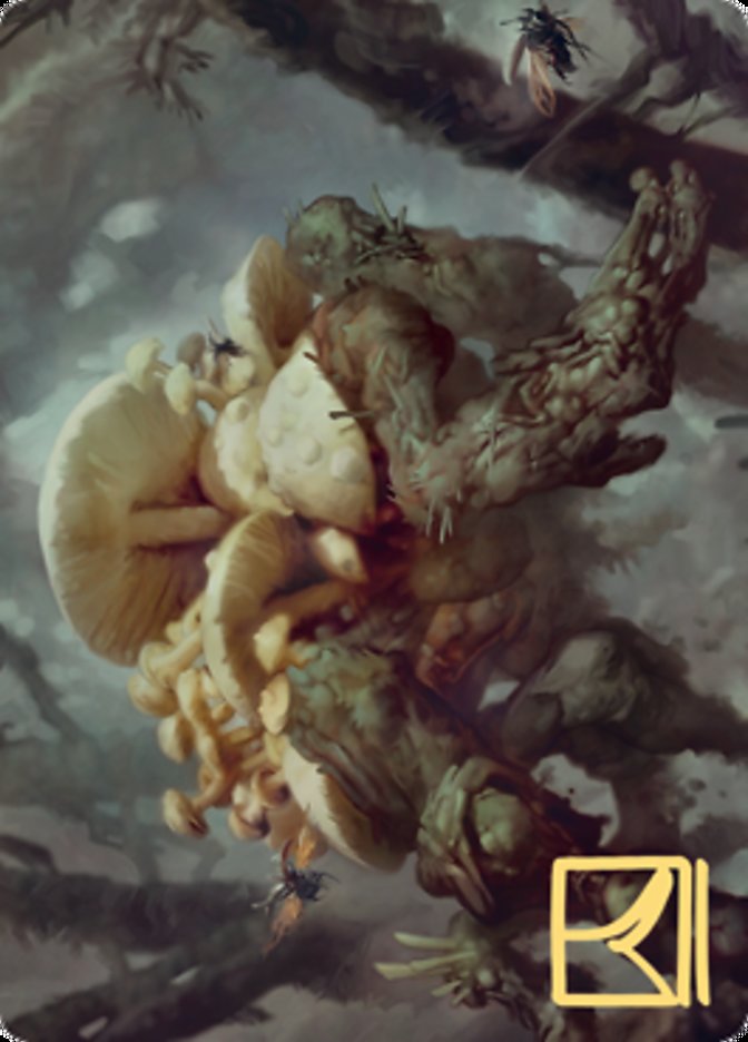 Swarm Shambler Art Card (Gold-Stamped Signature) [Zendikar Rising Art Series] | Kessel Run Games Inc. 