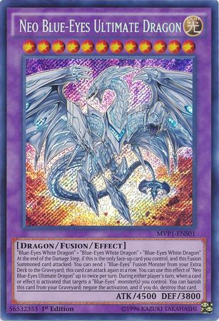 Neo Blue-Eyes Ultimate Dragon [MVP1-ENS01] Secret Rare | Kessel Run Games Inc. 