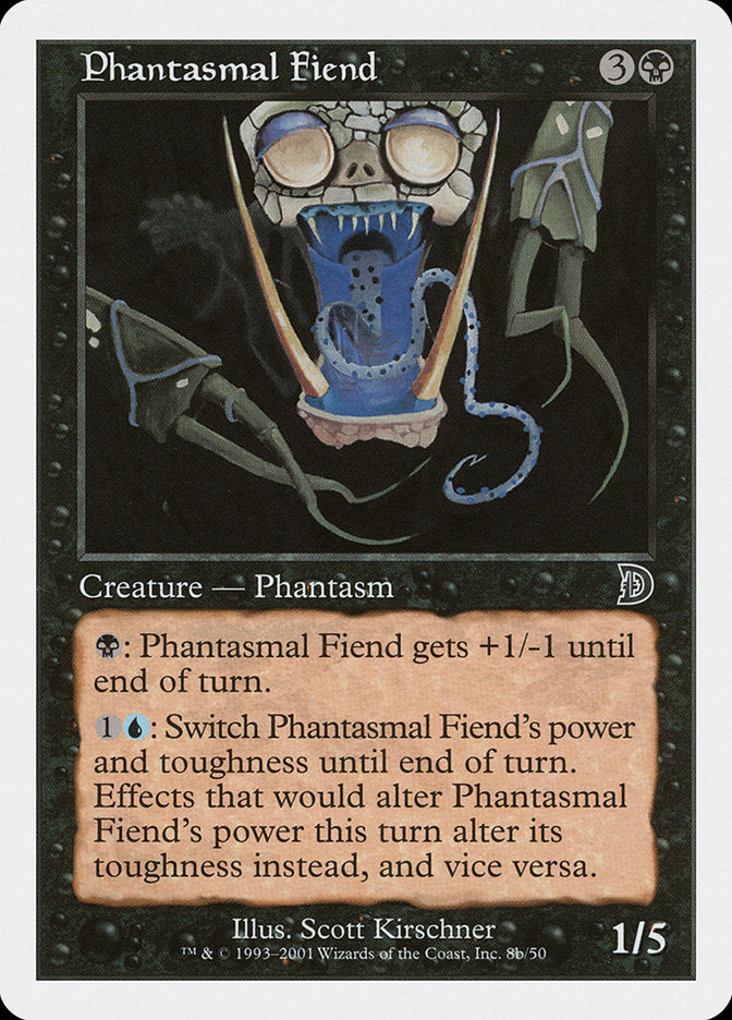 Phantasmal Fiend (Black Background) [Deckmasters] | Kessel Run Games Inc. 