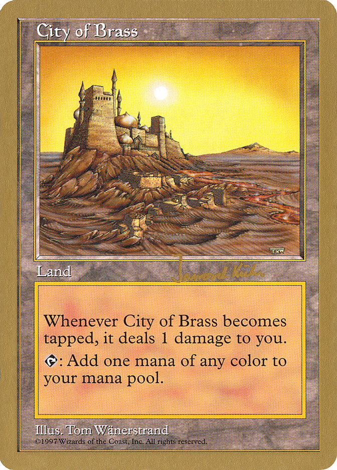 City of Brass (Janosch Kuhn) [World Championship Decks 1997] | Kessel Run Games Inc. 