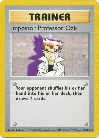 Impostor Professor Oak (73/102) [Base Set Shadowless Unlimited] | Kessel Run Games Inc. 