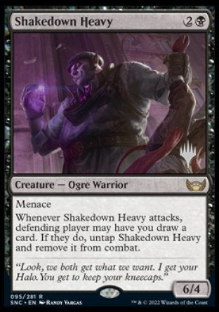 Shakedown Heavy (Promo Pack) [Streets of New Capenna Promos] | Kessel Run Games Inc. 