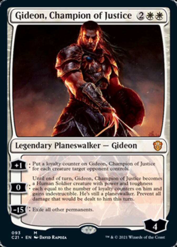 Gideon, Champion of Justice [Commander 2021] | Kessel Run Games Inc. 