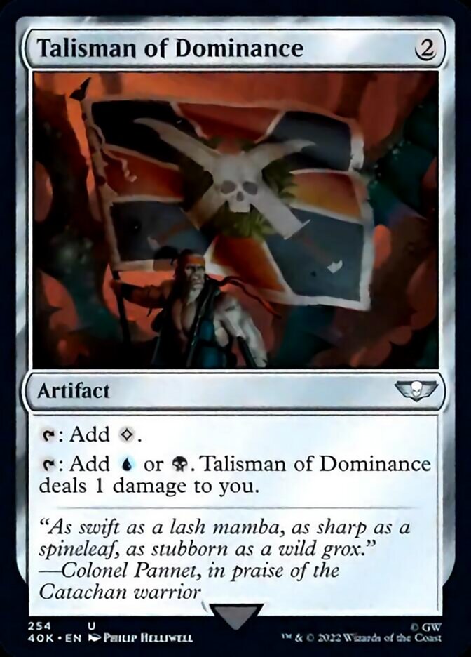 Talisman of Dominance (254) (Surge Foil) [Warhammer 40,000] | Kessel Run Games Inc. 