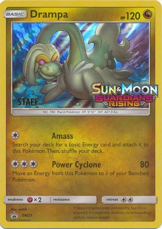 Drampa (SM21) (Staff Prerelease Promo) [Sun & Moon: Black Star Promos] | Kessel Run Games Inc. 