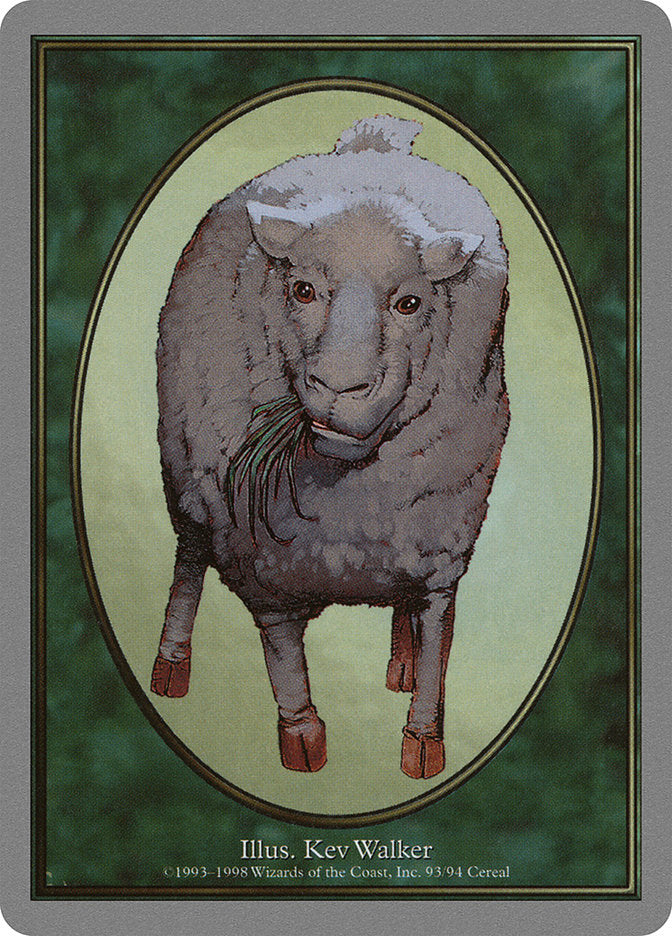 Sheep Token [Unglued Tokens] | Kessel Run Games Inc. 