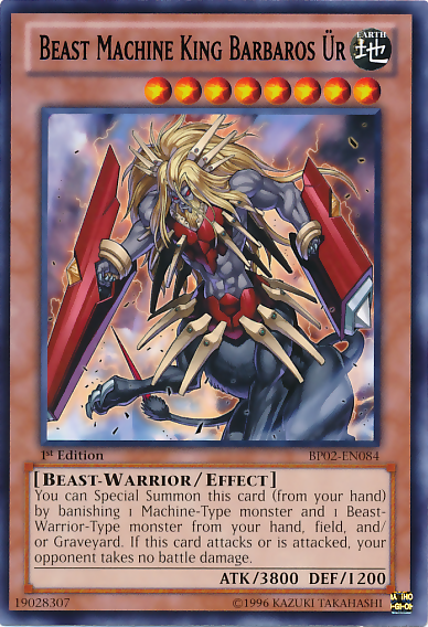 Beast Machine King Barbaros Ur [BP02-EN084] Mosaic Rare | Kessel Run Games Inc. 