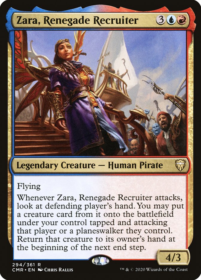 Zara, Renegade Recruiter [Commander Legends] | Kessel Run Games Inc. 
