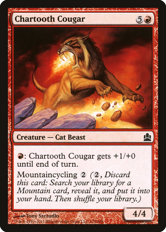 Chartooth Cougar [Commander 2011] | Kessel Run Games Inc. 