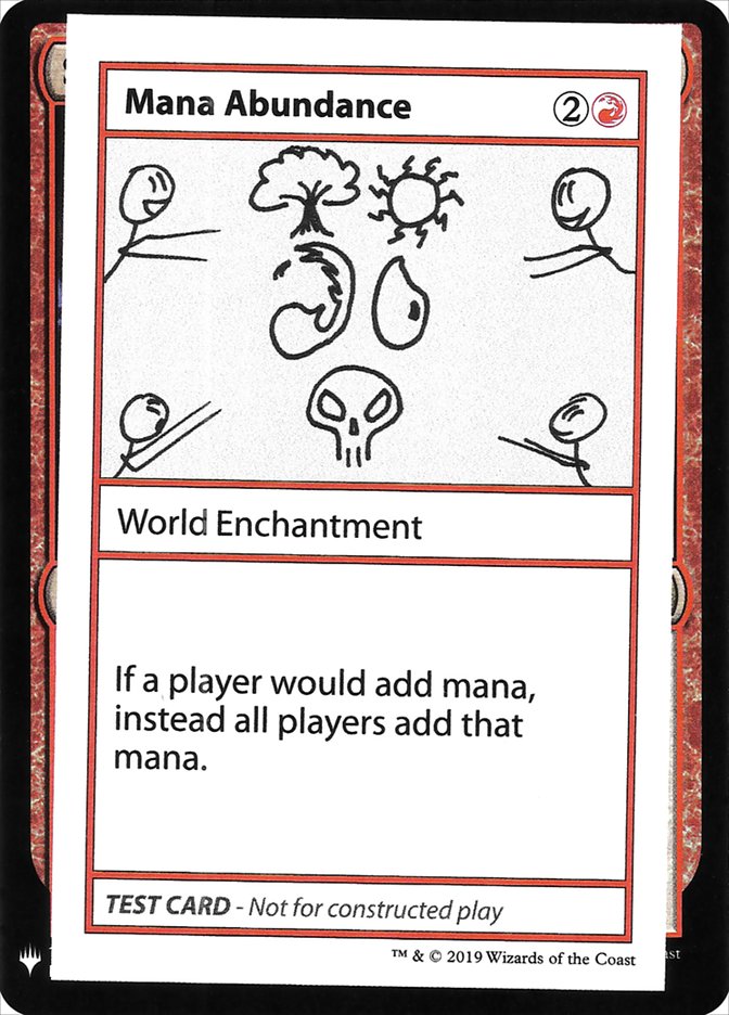 Mana Abundance [Mystery Booster Playtest Cards] | Kessel Run Games Inc. 