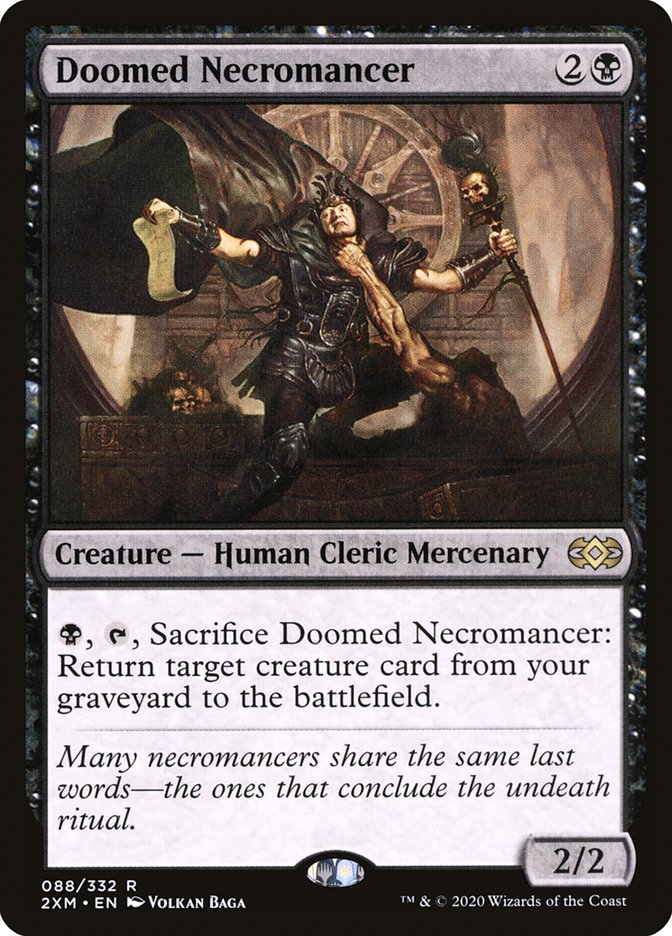 Doomed Necromancer [Double Masters] | Kessel Run Games Inc. 