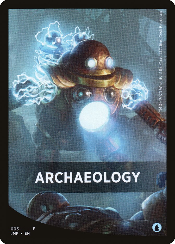 Archaeology Theme Card [Jumpstart Front Cards] | Kessel Run Games Inc. 