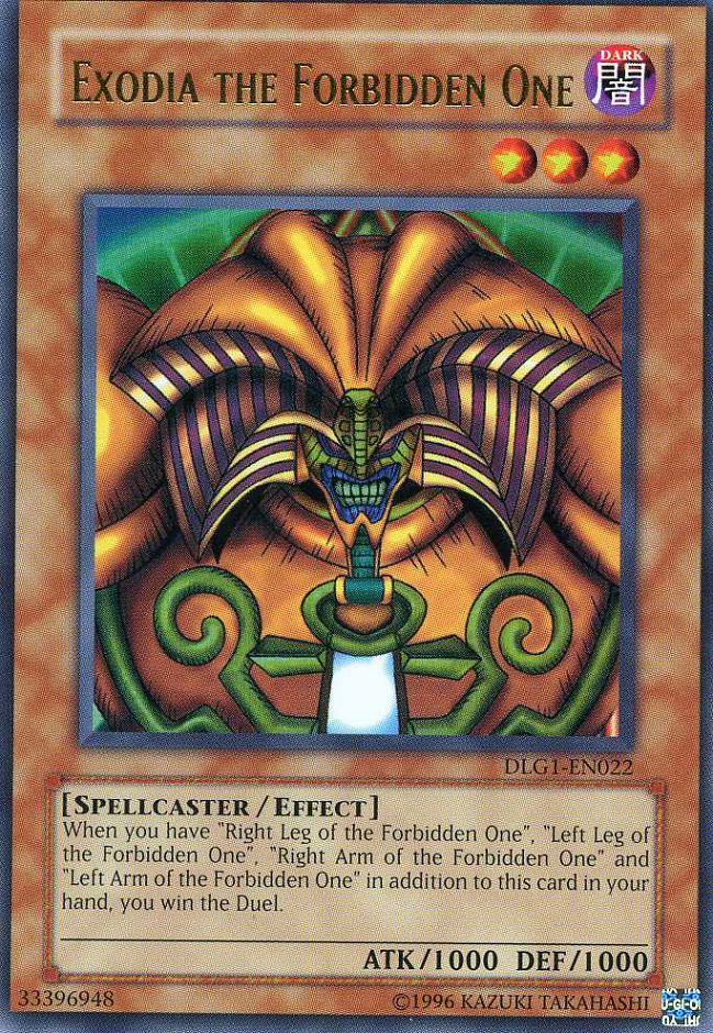 Exodia the Forbidden One [DLG1-EN022] Ultra Rare | Kessel Run Games Inc. 