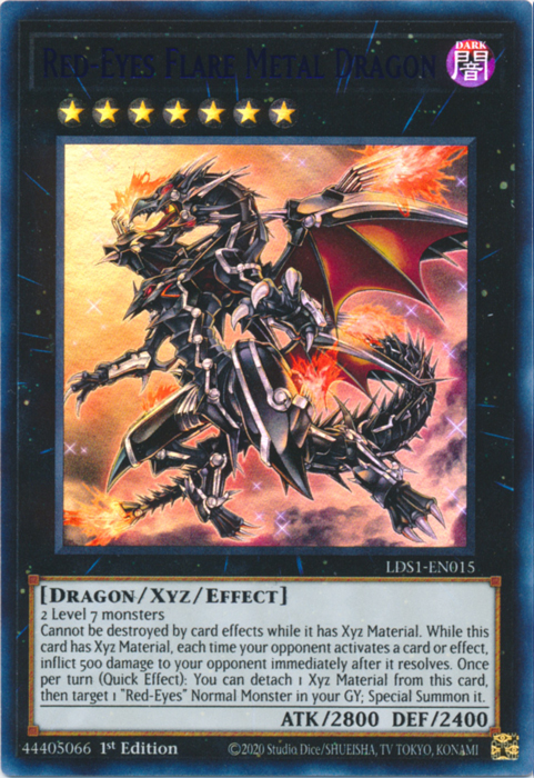 Red-Eyes Flare Metal Dragon (Blue) [LDS1-EN015] Ultra Rare | Kessel Run Games Inc. 