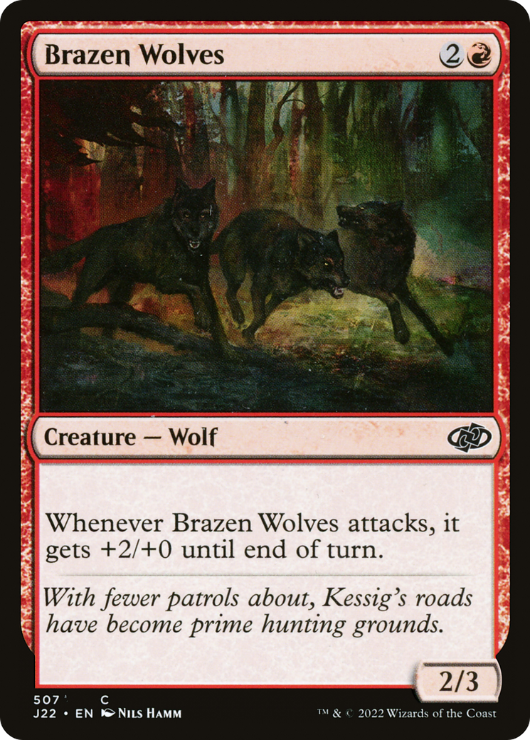 Brazen Wolves [Jumpstart 2022] | Kessel Run Games Inc. 