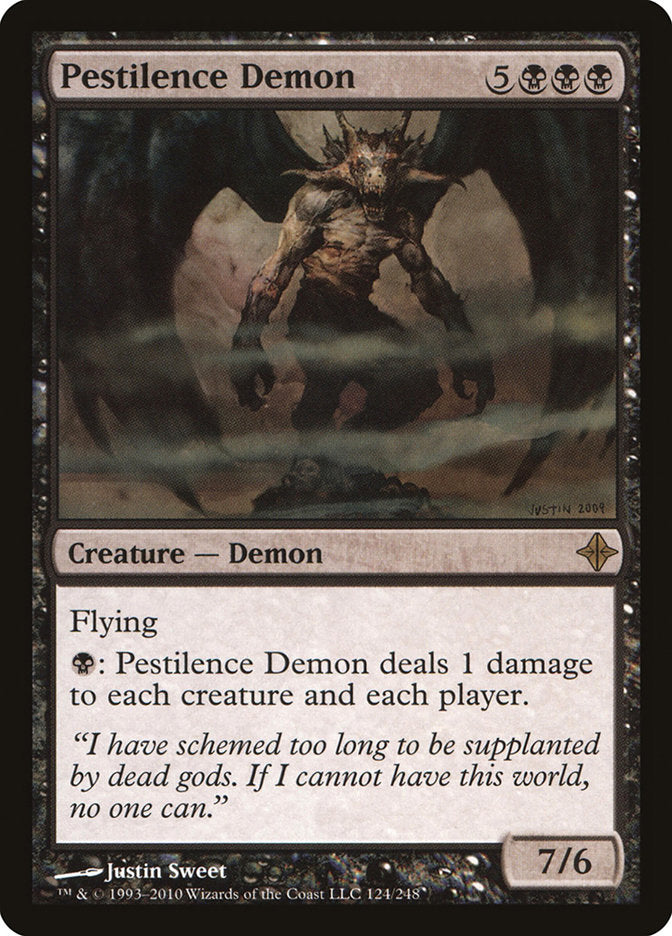 Pestilence Demon [Rise of the Eldrazi] | Kessel Run Games Inc. 