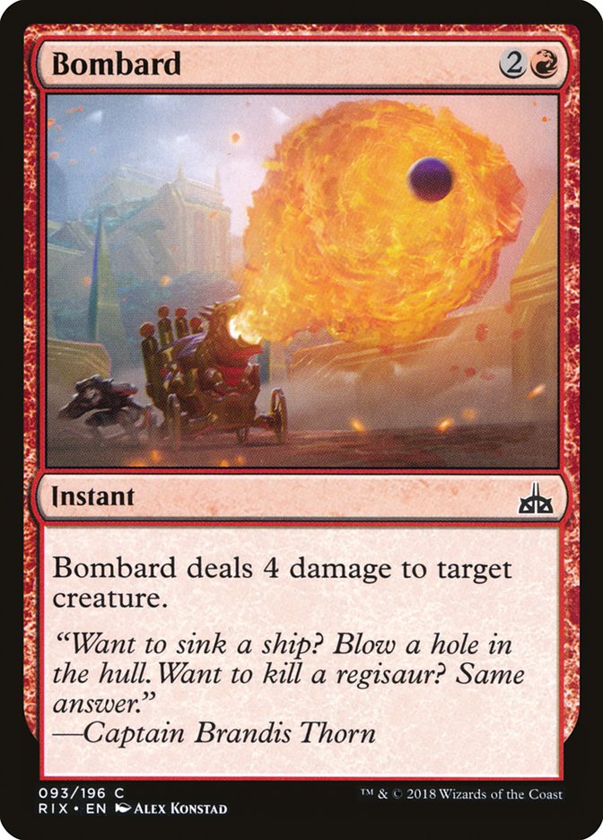 Bombard [Rivals of Ixalan] | Kessel Run Games Inc. 