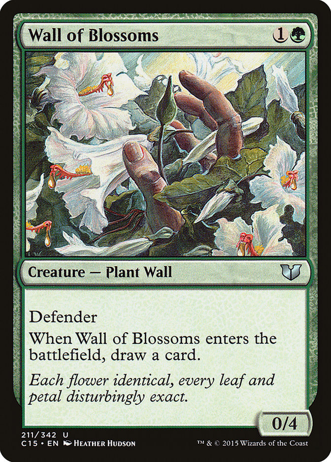 Wall of Blossoms [Commander 2015] | Kessel Run Games Inc. 