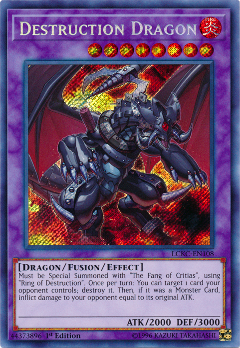 Destruction Dragon [LCKC-EN108] Secret Rare | Kessel Run Games Inc. 