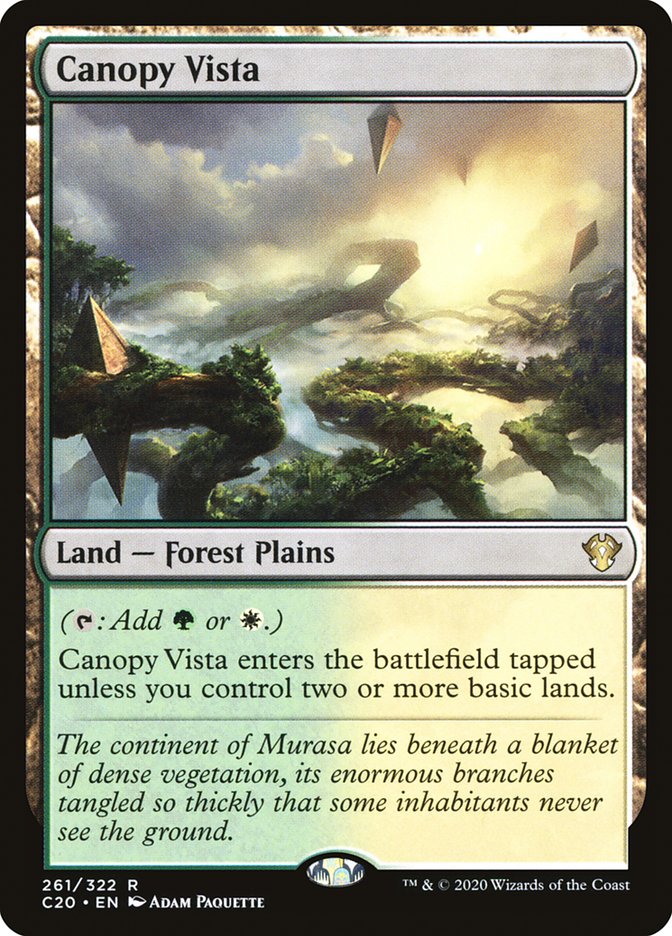 Canopy Vista [Commander 2020] | Kessel Run Games Inc. 