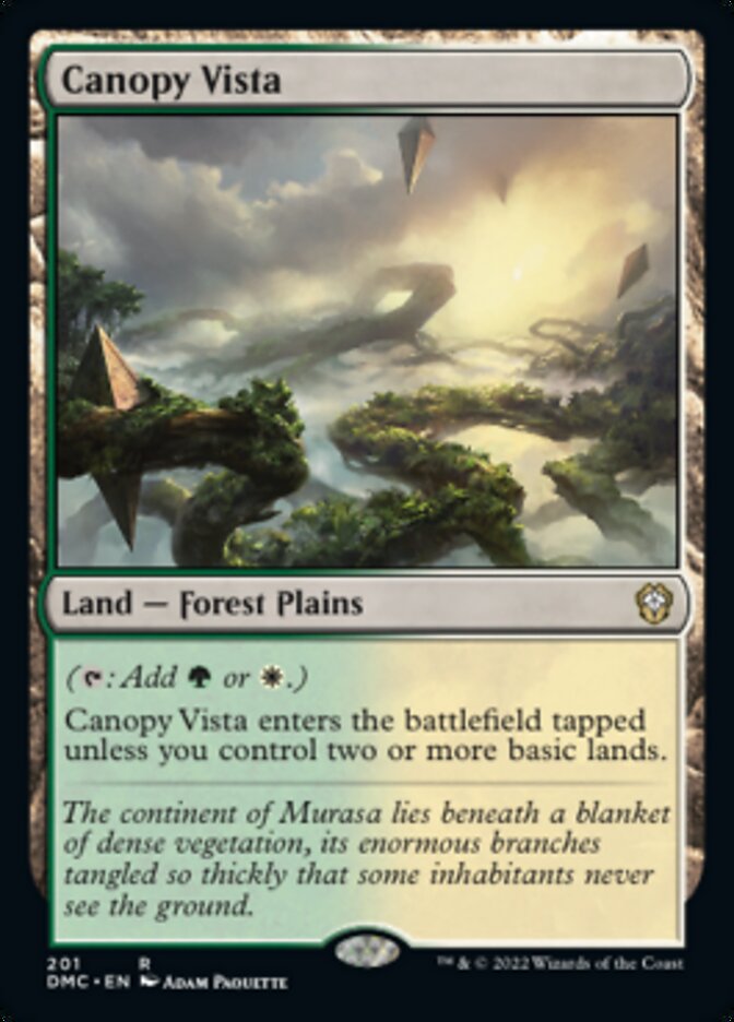 Canopy Vista [Dominaria United Commander] | Kessel Run Games Inc. 