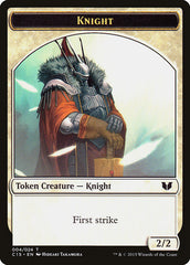 Knight (004) // Elemental Shaman Double-Sided Token [Commander 2015 Tokens] | Kessel Run Games Inc. 